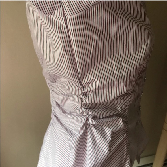 New York & Co Buttoned Down Striped Shirt - Picture 4 of 8